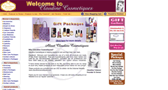 Desktop Screenshot of claudinecosmetiques.com